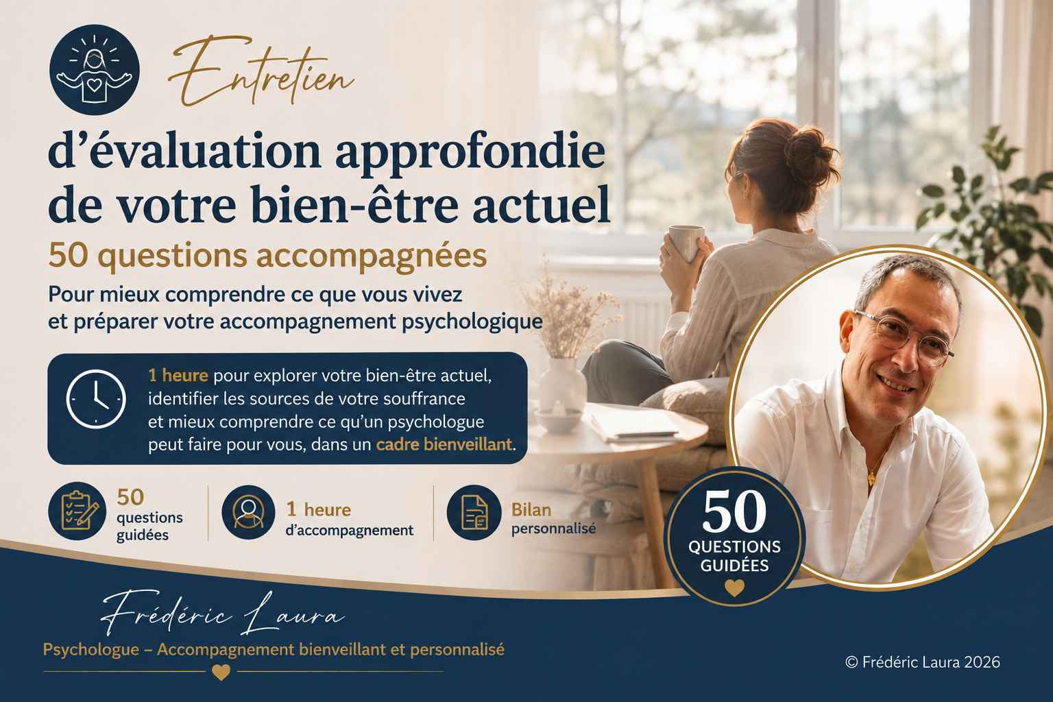 Bilan bien-etre frederic laura psychologue 50 questions